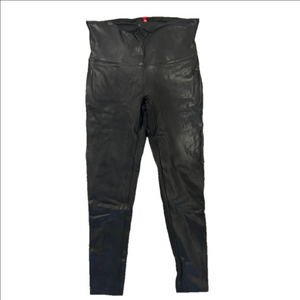 SPANX Faux Leather Black Leggings